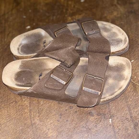 Birkenstock Shoes Well Worn Womens Birkenstock Sandals Size 37 75 8
